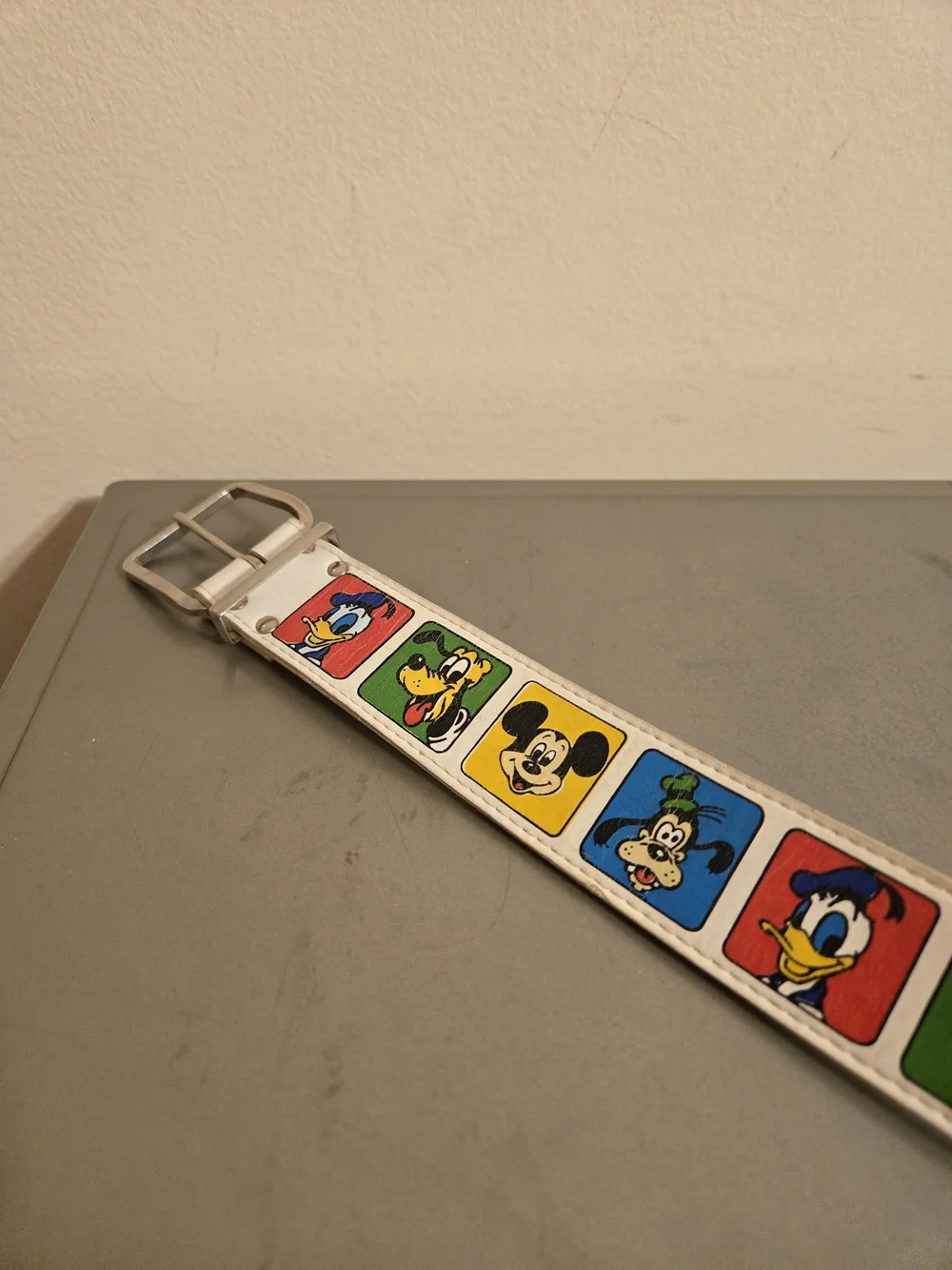 Disney Mickey Mouse Belt Vintage Cartoon Character Belt
